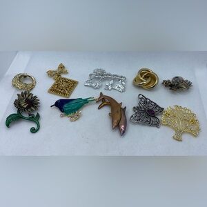 Assorted Brooch Collection